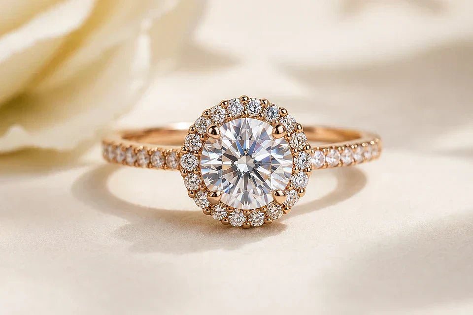 Halo Moissanite Rings: Maximum Brilliance & Vintage Glamour - Clorosea