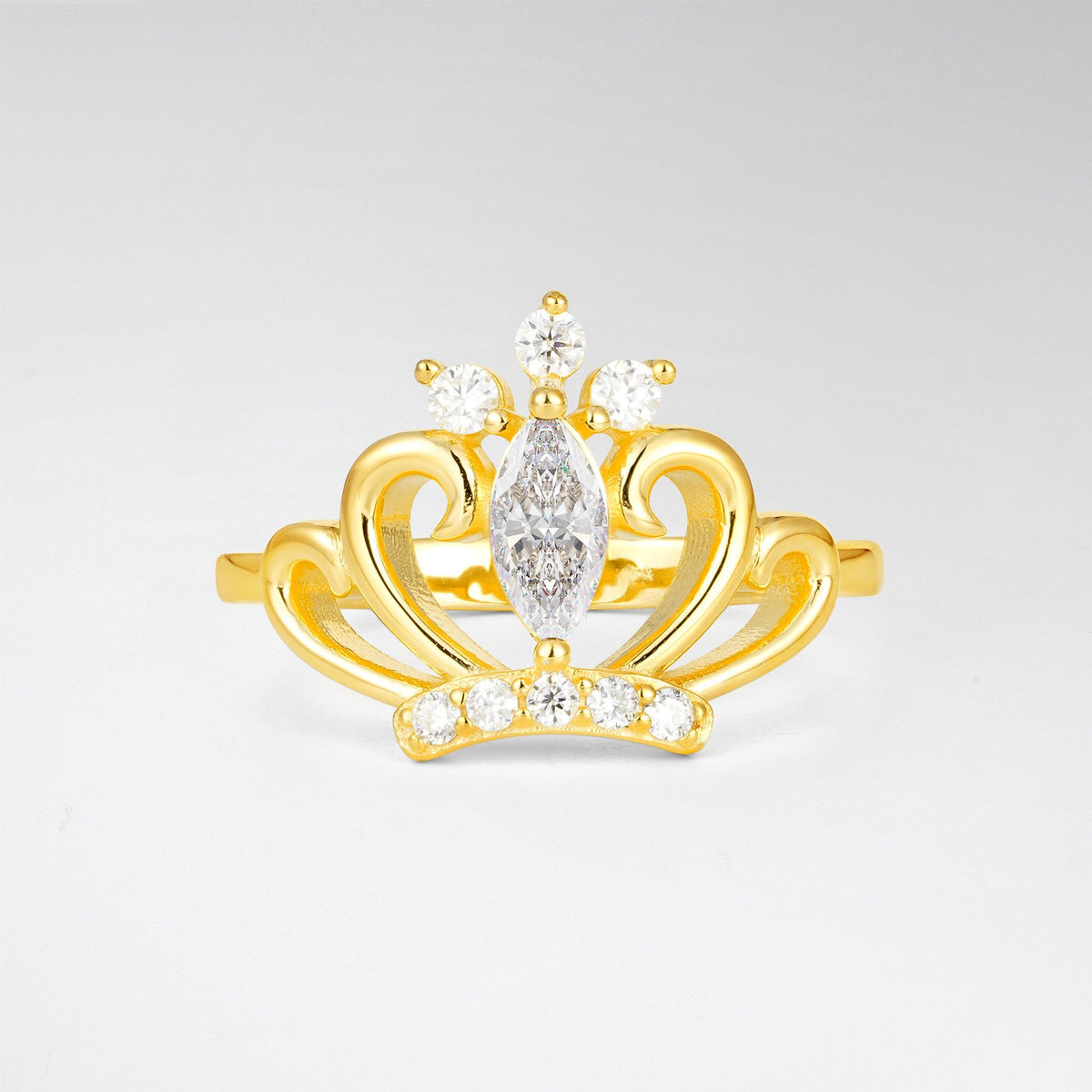 Vintage Marquise Moissanite Scrollwork Engagement Ring - Additional view